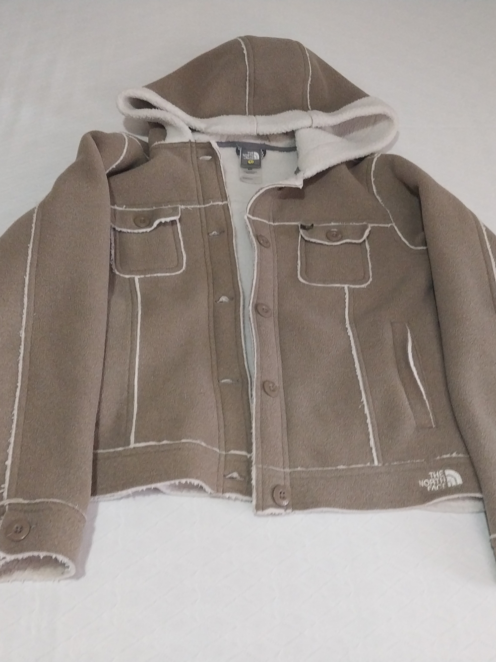 The North Face Women's A5 Series SherpaHooded Ranch Jacket with Ivory Trim SzS